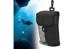 FOLOSAFENAR Borsa subacquea Borsa per attrezzatura subacquea durevole Accessorio meraviglioso per subacqueo , per boa segnaletica di superficie(black)