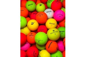 IRON LAKE BALLS LTD Iron Lake Balls Matte Optic Golf Balls Callaway Srixon Wilson Volvik Golf Gift Mixed Grade (USED not new) 12,24,36 Pack Balls