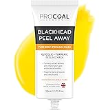 Blackhead Remover Mask, Glycolic, Turmeric Peel Off Face Masks by Procoal – Fights Blackheads, Pollutants & Free Radicals, No