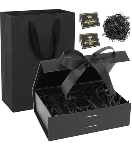 Grande Boîte Cadeaux Rouge Avec Couvercle Aimanté En Carton Rigide