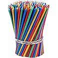 Danilovo Thin Taper Beeswax Candles - Honey-Scented, Decorative Candles Ideal for Birthday Decoration or Church Prayers - 4 Colours Drip Free, Tall & Smokeless Pack of 200 pcs, 16,5 cm