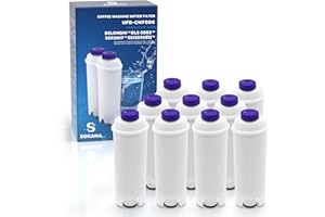 SOKANA 10 Filtri Acqua DLSC002 Compatibile con Macchina Caffè DeLonghi Magnifica S Cappuccino De Longhi ECAM ESAM 2600 Primadonna Eletta Plus | TÜV SÜD Certificato