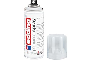 ‎EDDING edding 5200 Permanent Spray Universalgrundierung - 200 ml - Grundierung zur Vorbereitung von lackierfähigen Oberflächen wie Glas, Metall, Holz, Keramik, Leinwand