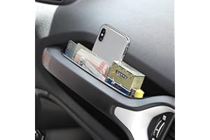 YOCTM GrabTray Interior Storage Compatible with Jeep Renegade 2015-2025 Co-pilot Grab Bar Storage Tray Organizer Box Phone Holder Accessories with Rubber Pad