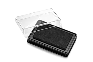 BBTO Kit d'Empreintes de Pattes sans Danger Kit d'impression d'Empreintes sans Désordre Tampon Encreur à Empreinte Kit d'Empreinte Commémoratif pour Chien Chat Animal de Compagnie (Encre Noire)