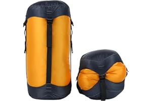 Litume Compression Stuff Sack 6L, 8.5L, 10L, 13L, 16L, Water Resistant Lightweight Compact with Ripstop Fabric Sleeping Bag Sack with Drawstring Closure for Camping, Backpacking, Traveling(E638)