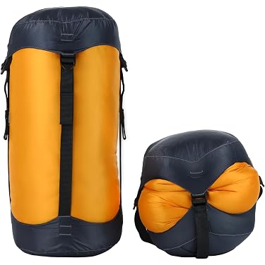 4 Sacs De Compression Ultralégers - 3L, 5L, 8L, Pour Doudounes Et Sacs De Couchage
