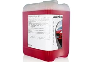 DELLWING Contenitore per Insetti in Gel da 5 l, scioglie Facilmente Insetti e resine. Il bloccante del calcare Riduce Le Macchie minerali sulla Vernice e sulla plastica, Perfetta aderenza alla