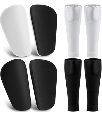 MISIQIMA 2 Pièces Mini Protege Tibia Foot, Petit Protege Tibia Foot