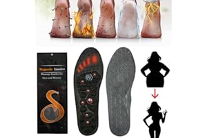 GLSAYZU Akusoli Semelles orthopédiques Akusoli pour homme et femme, réflexologie fasciite plantaire, soin des pieds (1 paire, taille M 40 à 43)