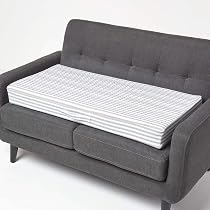 Homescapes Sitzauflage Für Sofa, 100x50x10 Cm, Creme, Orthopädischer Schaumstoff, Abnehmbarer Bezug