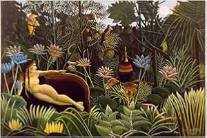 Legendarte Cuadro Lienzo, Impresión Digital - El Sueño Henri Rousseau, cm. 80x120 - Decoración Pared