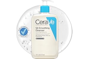 CeraVe SA Smoothing Cleanser with Salicylic Acid for Dry, Rough & Bumpy Skin 473ml