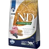 N&amp;D Ancestral Grain Kuru Kedi Maması, Kuzu, Kıl&ccedil;ıksız Buğday, Yulaf ve Yabanmersinli, Yetişkin, 5 kg