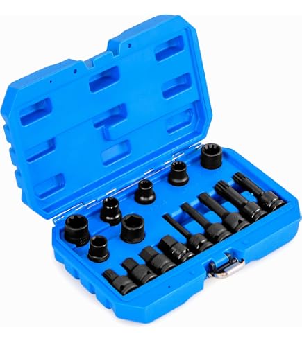 KS Tools Bremssattel-Spezialstecknuss 3/8 Zoll, 15 Mm – 10-kant Für Mehrkolben-Bremssattel, Chrom-molybdän