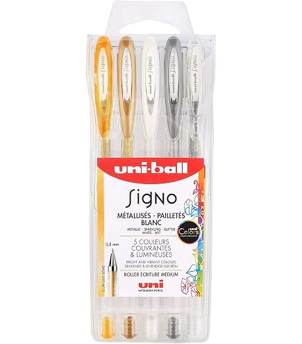 KOH-I-NOOR Gel-Kugelschreiber Set – 10 Stifte In Verschiedenen Farben, Mit Metallspitze
