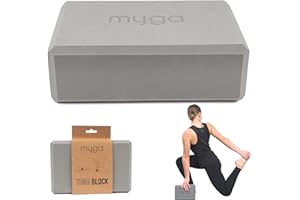 ‎MYGA Myga Yoga-Block aus Schaumstoff, hohe Dichte, EVA-Schaumstoff, leicht, geruchsresistent, feuchtigkeitsbeständig, Pilates-Block, 6 Farben zur Auswahl – 23 x 8 x 15 cm