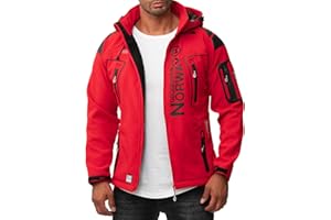 Geographical Norway Homme Coque Souple Fonctionnel Veste d'extérieur Hydrofuge