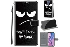 TOMYOU Funda para Xiaomi Redmi 9 - Estilo Cartera Con Tapa Abatible y Ranuras, Carcasa Magnética Libro