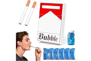 Seifenblasen in Zigarettenform Bubble Puff Zigaretten Zigaretten Seifenblasenspielzeug Seifenblasenmaschine,Zigarette Seifenblasenbläser,Stress Relief Lustiges Geschenk für Erwachsene & Kinder