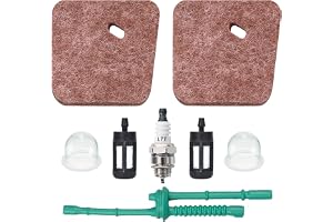 JRISBO Luftfilter för STIHL FS38 FS55 FS45 FS46 FS55R Ryssröjare, Strängtrimmer Tillbehör FS 38 Filter Reservdelar FS 55 Luft
