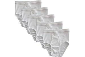 HERMKO 3248 5-pak męskich majtek z podwójnym prążkowaniem z bawełny ekologicznej