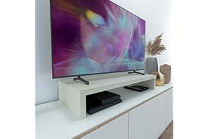 Henor Sollevatore TV Legno FSC® 90 x 35 x 15 carico 60 kg Quercia Stel