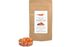 GARNELEN4YOU® Hokkaido Chips, Premium Garnelenfutter | Made in Germany | regional, nachhaltig, sozial | für Aquarienbewohner wie Garnelen, Krebse und Schnecken, 1x 20g