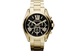 Michael Kors Bradshaw Damklocka, 43 mm, kvartskronografverk med armband i rostfritt stål