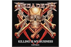 ROCK OFF OFFICIALLY LICENSED PRODUCTS Megadeth Killing is my business Unisex Parche multicolor 100% poliéster