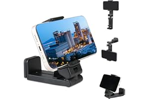 Vidacharmy Handyhalterung für Flugzeug, Zug, Boot und Arbeit: Universal 360° Faltbar Multidirektionale Rotation, Klappbarer Telefonständer für Videos und Selfies