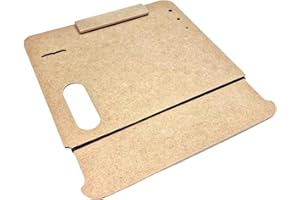 HOME SUPPLIES DIRECT Travel Drawing Board MDF Sketch Board With Elastic Magnet Pen & Paint Brush Wooden Tote Hardboard Clipboard with Handle - Painting, Sketching & Drawing - Studio, Art Class & Office (A2/A3 - (63x53cm))