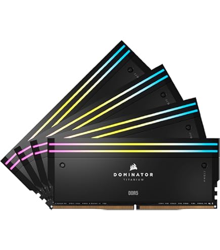 CORSAIR VENGEANCE RGB DDR5 RAM 96GB (4x24GB) 5600MHz CL40 Intel