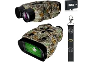 JADFEZY Kids Camera & Night Vision Goggles for Kids, Night Vision Binoculars for Boys and Girls, Birthday Gift for Kids, with 32GB Memory Card