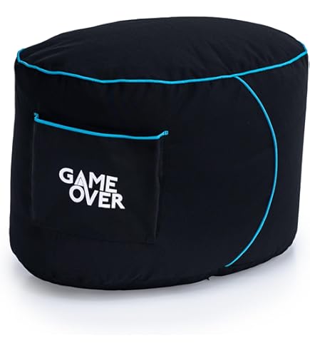 Game Over 8Bit Kids Mini Video Gaming Bean Bag | Indoor Playroom - View #2