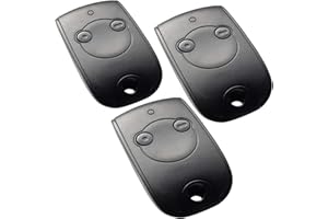 ZANPIERO 3 pour Telecommande Portail Compatible avec 1841026, 433,42mhz Télécommande NS 2 Canaux Bip Portail Porte De Garage, 2 Moteurs