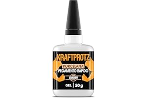 ARKA Pegamento gel cerámica y porcelana – KRAFTPROTZ 50 g XXL – superadhesivo extra fuerte, resistente al calor y lavavajillas – punta antigoteo – ideal para tazas, platos, figuras, piedra, loza y más
