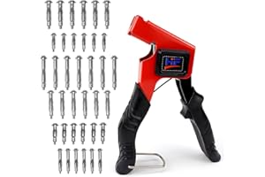 WPPQWP Cavity Dowel Set - 36 Metal Hollow Anchors (6 Sizes) with Pliers for M4/M5/M6/M8, Perfect with Hollow Walls, Plasterboard, Wood Chip Plywood Panels