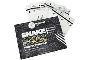 MONSTERS INK Pellicola Tattoo, Benda Trasparente Impermeabile, Pellicola Trasparente Adesiva, Second Skin Tattoo, Guarigione Protettiva, Bende Adesive Trasparenti, Forniture per Tatuaggi (10cm x 15cm (x5))