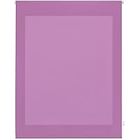 Uniestor Liso Estor enrollable translúcido - Morado, 140 x 175 cm (Ancho por Alto). Tamaño de la Tela 137 x 170 cm. Estores p