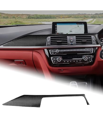 Cadre Volant Fibre De Carbone Pour Renault Fluence Megane Scenic 2009-2015 - Déco Intérieure Rouge, Facile à Poser - 14