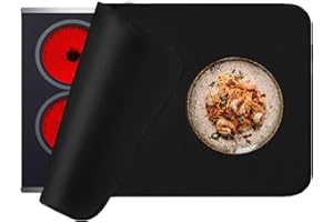 SMGBWAY Herdabdeckplatte Abdeckung 72x52cm, Große Faltbare Induktion Schutzmatte, Induktionskochfeld Abdeckung, Hitzebeständig, Kratzfest, Rutschfest Elektroherdabdeckung für Herd, Ceranfeld, Induktionsherd