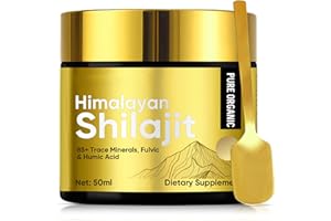 WERPOWER Shilajit-Original-Himalaya-Natural-Shilajit Resin mit Fulvicsäure Mineralien Unterstützt Ausdauer und Vitalität, Natürliche Zutaten