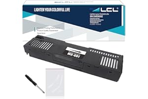 LCL MC-G01 Waste Ink Maintenance Box Scatola di manutenzione Compatibile con Canon MAXIFY GX6040 GX7040 GX5050 GX6050 GX7050 GX7092 GX7091 GX7090 GX7080 GX7070 GX7060 GX7030 GX7020 GX7010 (1 Nero)