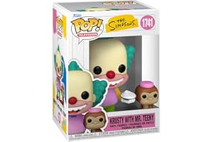 Funko Pop! & Buddy: Simpsons 1 - Krusty The Clown & Tenny​ - The Simpsons - Figura de Vinilo Coleccionable - Idea de Regalo - Mercancia Oficial - Juguetes para Niños y Adultos - TV Fans