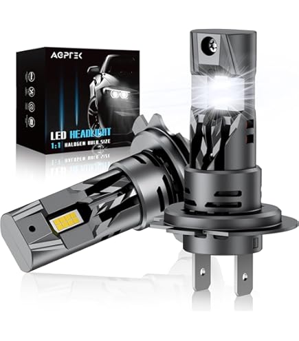 Lampadine LED H1 AGPTEK 60W 16000LM - Bianco Freddo 6500K, Canbus Ready, Impermeabili IP68, 2 Pezzi - Foto 3