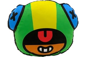 CYPBRANDS Brawl Stars - Cojín de Peluche, Diseño Leon, Suave, Multicolor, Producto Oficial (CyP Brands)