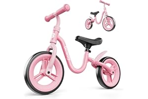 besrey Laufrad ab 1.5-4 Jahre, Lenkrad und Sattel höhenverstellbar, sanftere und sicherere Fahrt, Ultraleicht 2.3 kg, Trägt bis zu 50 kg, Geschenk Rad Kinderlaufrad Balance Fahrrad für Jungen Mädchen