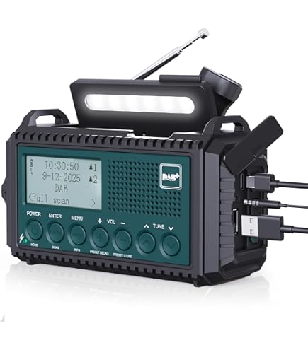 Radio Alarmowe Midland ER300 Z Akumulatorem 2600mAh Dynamo Solar