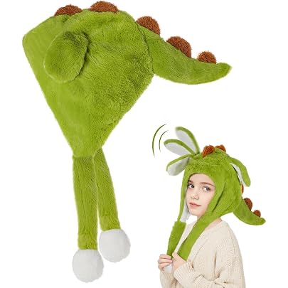 Cappello Coniglio Orecchie Peluche Animali In Movimento Premendo Con - 12